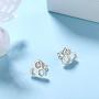 Besilver Cat Ring Hexagon Honeycomb Bee Ring Earrings Turtle Ring Star of David Ring Cactus Ring Cute Rings for Women Teen Girls Sterling Silver Adjustable Bands Ring