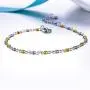 HooAMI Stainless Steel Heart Link Chain Anklet Bracelet Adjustable HooAMI Stainless Steel Heart Link Chain Anklet Bracelet Adjustable