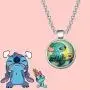 SEIRAA Lilo Stitch Necklace Stitch and Turtle Necklace Jewelry Ohana Jewelry Gift for Family SEIRAA Lilo Stitch Necklace Stitch and Turtle Necklace Jewelry Ohana Jewelry Gift for Family