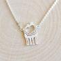 MIXIA Minimalist Double Kissing Giraffes Necklace Abstract Simple Animal Pendant