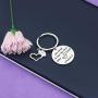 Nurse Keychain Bracelet Nursing Stethoscope Jewelry Nurse Gifts for Nurse RN Cute Enough to Stop Your Heart Skilled Enough to Restart It