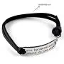 Luvalti Inspirational Leather Bracelet 10’’ - “She Believed she Could so she did” - Personalized Jewelry