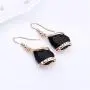 Ezing Women Crystal Pendant Gold Plated Chain Necklace Earring Jewelry Set Ezing Women Crystal Pendant Gold Plated Chain Necklace Earring Jewelry Set