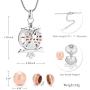 Cremation Jewelry Urn Pendant Necklace with Hollow Urn Cremation Jewelry for Ashes Owl Shape Pet Cremation Jewelry