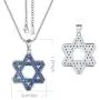 Jewish Necklace Jewelry For Women Men Protection Stainless Steel Star Of David Pendant Hebrew Judaica Israeli