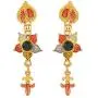 Efulgenz Indian Style Bollywood Fashion Wedding Bridal Choker Collar Necklace Dangle Earrings Jewelry Set