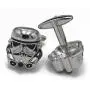 Classic Movie Design Cufflinks Vintage Jewelry Galactic Empire Storm Trooper Spaceship Cuff Button Classic Movie Design Cufflinks Vintage Jewelry Galactic Empire Storm Trooper Spaceship Cuff Button