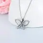 VENACOLY Butterfly Gifts Sterling Silver Opal/Celtic Knot/Flower/Heart Butterfly Necklace Jewelry Gift for Women VENACOLY Butterfly Gifts Sterling Silver Opal/Celtic Knot/Flower/Heart Butterfly Necklace Jewelry Gift for Women