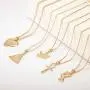 Acedre Boho Gold Maple Choker Necklace Heart Pyramid Layered Pendant Necklace Chains Egyptian Pharaoh Beach Adjustable Jewelry Accessory for Women and Girls Acedre Boho Gold Maple Choker Necklace Heart Pyramid Layered Pendant Necklace Chains Egyptian Pharaoh Beach Adjustable Jewelry Accessory for Women and Girls