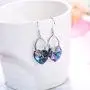 KesaPlan Purple Blue Heart Dangle Earrings for Women Made with Swarovski Crystals Drop Earrings Hypoallergenic Hooks Love Jewelry Gift KesaPlan Purple Blue Heart Dangle Earrings for Women Made with Swarovski Crystals Drop Earrings Hypoallergenic Hooks Love Jewelry Gift