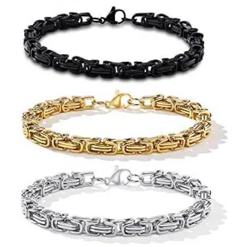 MPRAINBOW Stainless Steel 6MM/8MM Width Punk Cool Bike Motorcycle Link Chain Bracelet & Necklace Sets Gift for Men Women,Hip Hop Jewelry MPRAINBOW Stainless Steel 6MM/8MM Width Punk Cool Bike Motorcycle Link Chain Bracelet & Necklace Sets Gift for Men Women,Hip Hop Jewelry