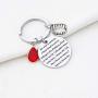 KEYCHIN American TV Show Inspired Jewelry Vampire Gift Halloween Jewellery Narration of Classic Movies Damon Stefan Fans Keychain