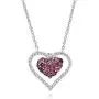 Multi-Gemstone Layered Double Heart Pendant and Natural Diamond Accent Women Jewelry Anniversary Birthday Valentines
