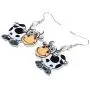 NEWEI Acrylic Anime Dairy Cattle Cow Earrings Dangle Drop Farm Pet Jewelry For Women Girl Charm Gift NEWEI Acrylic Anime Dairy Cattle Cow Earrings Dangle Drop Farm Pet Jewelry For Women Girl Charm Gift