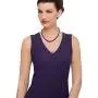 Ross-Simons Amethyst Bead Necklace With Sterling Silver Ross-Simons Amethyst Bead Necklace With Sterling Silver