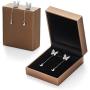 Mints Sterling Silver Butterfly Earring Cubic Zirconia Dangle Earrings Drop Jewelry for Women