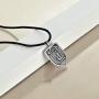 YAFEINI St Michael Necklace for Men Women Guardian Angel Pendant Necklace 925 Sterling Silver Bible Verse Guardian Archangel Amulet Shield Protection Jewelry Gifts
