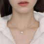 Cat Necklace for Women and Girls, THRISHULA Cute Cat Pendant Necklace White Cubic Zircon and Opal Accent, Jewelry Gift for Birthday, Anniversary, Graduation, Christmas