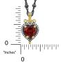 RockLove DISNEY’S SNOW WHITE & THE SEVEN DWARFS Dagger Heart Necklace