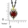 RockLove DISNEY’S SNOW WHITE & THE SEVEN DWARFS Dagger Heart Necklace