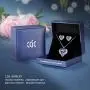 CDE Angel Wing Love Heart Necklaces and Earrings Silver Tone/Gold Tone Jewelry Sets Birthday/Anniversary Valentines Day Jewelry Gifts for Women Mom/Wife/Sister/Best Friend