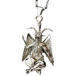 Church of Satan Baphomet Pendant Necklace 316L Stainless Eliphas Levi