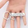 CENWA One Tree Hill Inspired Gifts Six Billion People in The World Keychain TV Shows Jewelry