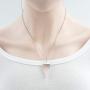 Natural Gemstone Pendant Necklace Healing Crystal Quartz Reiki Chakra Gem Stones 18 Inch Jewelry Women Girls Men Birthday Gifts