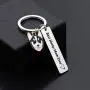 WSNANG Best Husky Mom Ever Keychain Husky Jewelry Dog Mom Gift Dog Lover Jewelry for Husky Lover