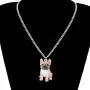 DUOWEI Acrylic Cute French Bulldog Pug Dog Necklace Anime Halloween Pendant Jewelry for Women Teen Girls Charms Gifts DUOWEI Acrylic Cute French Bulldog Pug Dog Necklace Anime Halloween Pendant Jewelry for Women Teen Girls Charms Gifts