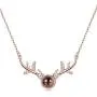 Sllaiss 14K Rose Gold Plated Sterling Silver 100 Languages I Love You Projection Necklace for Women,Deer Antler Pendant Christmas Romantic Love Memory Gift for Her,Sets with Swarovski Zirconia Sllaiss 14K Rose Gold Plated Sterling Silver 100 Languages I Love You Projection Necklace for Women,Deer Antler Pendant Christmas Romantic Love Memory Gift for Her,Sets with Swarovski Zirconia