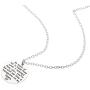 LKXHarleya Round Pendant Teacher Necklace Personalized Engraved Charm Jewelry Graduation Appreciation Gift for Women
