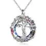 TOUPOP Mom Gifts for Mothers Day Sterling Silver Tree of Life Necklace with Circle Crystal Jewelry Gifts for Mom Women Wife Teen Girls Birthday Friend TOUPOP Mom Gifts for Mothers Day Sterling Silver Tree of Life Necklace with Circle Crystal Jewelry Gifts for Mom Women Wife Teen Girls Birthday Friend