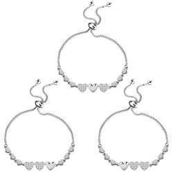 FOTAP 3 Sisters Gifts Big Sister Middle Sister Little Sister Bangle Triplets Bracelet Three Sister Bracelet Set Of 3 Sisters Jewelry