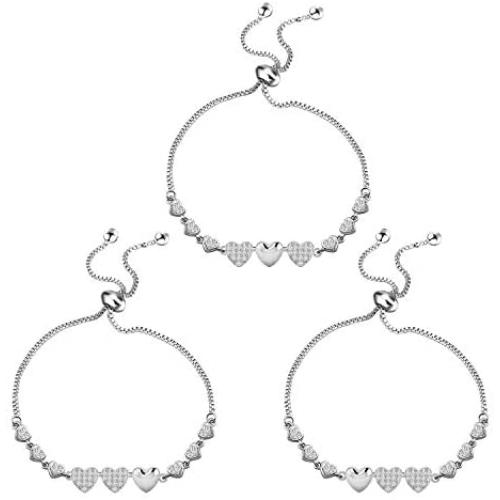 FOTAP 3 Sisters Gifts Big Sister Middle Sister Little Sister Bangle Triplets Bracelet Three Sister Bracelet Set Of 3 Sisters Jewelry