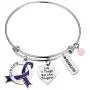 MAOFAED Crohn ’s Gift Crohn ’s Awareness Gift Crohn ’s Warrior Gift Crohn ’s Survivor Gift Life is Tough But I Am Tougher Crohn ’s Bracelet for Her