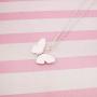 Honey Bumble Bee Necklace Lucky Star Necklace Tiny Moon Necklace Crystal Butterfly Necklace Faith Cross Necklace for Women Teen Girls