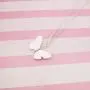 Honey Bumble Bee Necklace Lucky Star Necklace Tiny Moon Necklace Crystal Butterfly Necklace Faith Cross Necklace for Women Teen Girls