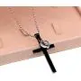 Uloveido Stainless Steel Plain Cross Pendant Necklace with Mustard Seeds Heart Pendant for Men and Women Y633 Uloveido Stainless Steel Plain Cross Pendant Necklace with Mustard Seeds Heart Pendant for Men and Women Y633