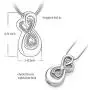 Infinity Cremation Urn Necklace Jewelry for Women Memorial Urn Necklace Infinite Cremation Jewelry for Ashes Keepsake Locket Infinity Cremation Urn Necklace Jewelry for Women Memorial Urn Necklace Infinite Cremation Jewelry for Ashes Keepsake Locket