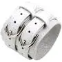 Fusamk Punk Rock Alloy Double Row Leather Belt Wristband Bracelet Bangle,7.0-8.0inches Fusamk Punk Rock Alloy Double Row Leather Belt Wristband Bracelet Bangle,7.0-8.0inches