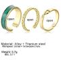 FUTIMELY 3PC Simple Open Stacking Rings for Women Men,Boho Vintage Knuckle Joint Rings Set Gold Midi Multiple Finger Rings Blue Statement Ring Sets