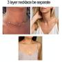 YANCHUN Star Choker Necklace Gold Star Necklace for Women Dainty Layer Necklaces for Teen Girls Gift