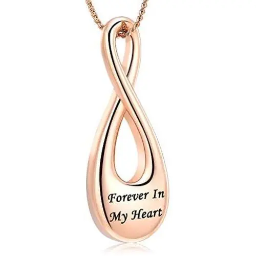 8 shape Memorial Keepsake Ashes Urn Pendant Necklace,Forever In My Heart,Cremation Jewelry for Pet/Human 8 shape Memorial Keepsake Ashes Urn Pendant Necklace,Forever In My Heart,Cremation Jewelry for Pet/Human