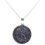 316L Stainless Steel Jewelry ST. MICHAEL Angle Necklace Saint Spirit Men Pendant With Chain（Send gift box）