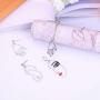 SAILIMUE 10 Pairs Abstract Face Earrings for Women Unique Eyes Lips Hollow Hand Face Outline Earrings Funky Statement Silver Gold Face Drop Dangle Earrings Set