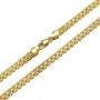 Jewelry Kingdom 1 Gold Link Chain Necklace for Men and Women Designer 14K Gold Curb Chain Choker 2MM 4MM Thick Thick Thick for Pendants Hip hop Jewelry Available Length 16inch to 30inch