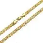 Jewelry Kingdom 1 Gold Link Chain Necklace for Men and Women Designer 14K Gold Curb Chain Choker 2MM 4MM Thick Thick Thick for Pendants Hip hop Jewelry Available Length 16inch to 30inch
