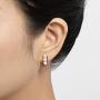 Pearl Dangle Earrings Freshwater Cultured White Pearl Climber Earrings Pearl Jewelry Gifts for Women Girls Wife
