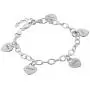 MyNameNecklace Personalized Link Bracelet with Engraved Dangle Heart Shape Charms Sterling Silver 925 or Gold Plating - Custom Made Mothers Jewelry Gift MyNameNecklace Personalized Link Bracelet with Engraved Dangle Heart Shape Charms Sterling Silver 925 or Gold Plating - Custom Made Mothers Jewelry Gift